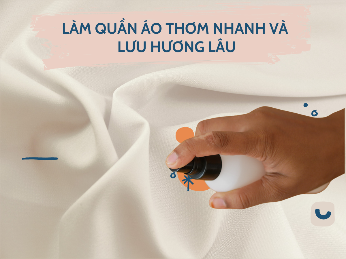 Xịt thơm quần áo thơm nhanh và lưu hương lâu